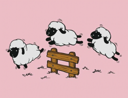 Funny Sheep , Jumping Sheep , isolated illustration Clipart ...