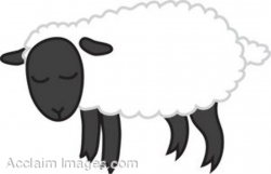 Sheep lamb clipart black and white free images - ClipartPost