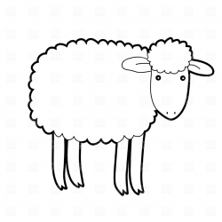 Sheep black and white lamb clipart free images 2 - ClipartPost