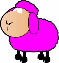 Pink Sheep Clip Art at Clker.com - vector clip art online ...