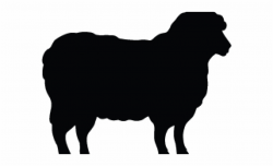 Lamb Clipart Silhouette - Silhouette Sheep, Transparent Png ...