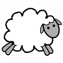 Sheep black and white sheep clipart transparent clipartfox ...