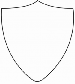 Blank Shield Clipart - Clip Art Library