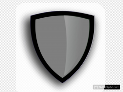 Gray Shield Clip art, Icon and SVG - SVG Clipart