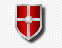 Shield Clipart Medieval Shield - Red Medieval Shields, HD ...