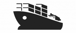 Cruise Clipart Cargo Ship - Cargo Ship Clip Art Black And ...