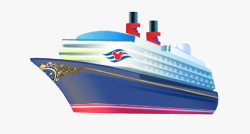 Cruise Ship Clipart Kid - Cartoon Disney Cruise Ship #77066 ...