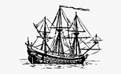 Caravel Clipart First Fleet Ship - Spanish Sail Ship Png ...