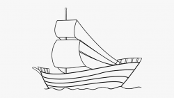 How To Draw A Pirate Ship - Simple Pirate Ship Drawing ...