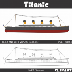 Titanic Ship Clipart