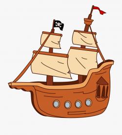 Download - Pirate Ship Clipart , Transparent Cartoon, Free ...
