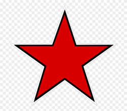 Red Shooting Star Clip Transparent Download - Red Star No ...