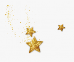 Sparkles Gold Star Stars Hangingstars Shootingstar - Glitter ...