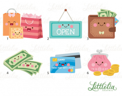 Kawaii clipart shopping, Kawaii shopping Transparent FREE ...