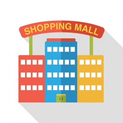 shopping mall flat icon Clipart Image | +1,566,198 clip arts