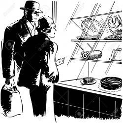 Retro Clipart shopping 8 - 1300 X 1299 Free Clip Art stock ...