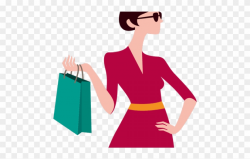 Women Bag Clipart Tall Woman - Shopping #309571 - PNG Images ...