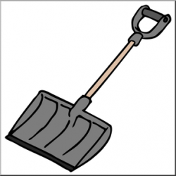 Clip Art: Snow Shovel Color I abcteach.com | abcteach