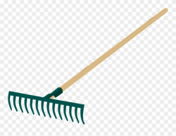 Garden Shovel Cliparts 21, Buy Clip Art - Rake Tool - Png ...