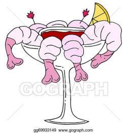 EPS Vector - Shrimp cocktail. Stock Clipart Illustration ...