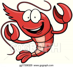 Vector Stock - Shrimp. Clipart Illustration gg77336329 - GoGraph