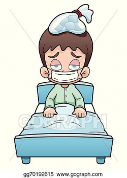 Vector Art - Sick boy. EPS clipart gg70192615 - GoGraph