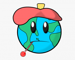 Sick Earth Clipart - Global Warming Clipart Png #705803 ...