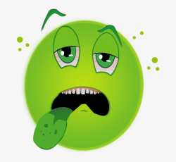 Smiley Clipart Sick - Green Sick Face Clipart - Free ...