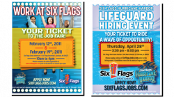 Six Flags Ads | Graphic Design | Ad Cetera, Inc