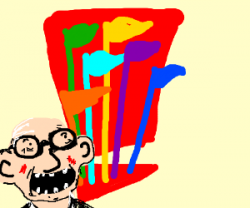 Six Flags logo - Drawception