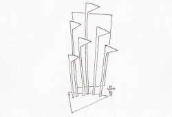 Doodle 1025 – Six Flags | Doodle a Day