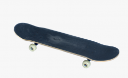 Skateboard Clipart Blue - Skateboard With A White Background ...