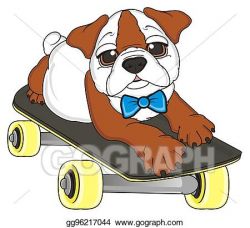 Stock Illustration - Puppy of english bulldog. Clip Art ...