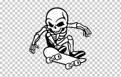 Skateboarding Drawing Sports Skeleton PNG, Clipart, Angle ...