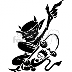 Skateboarder clipart. Royalty-free clipart # 377591