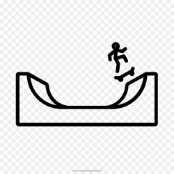 Skate Ramp Icon PNG Skateboarding Half-pipe Clipart download ...