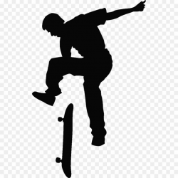 Scooter Trick Silhouette PNG Kick Scooter Skateboarding ...