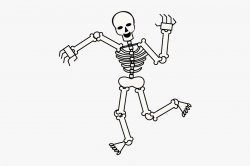 How To Draw Skeleton - Skeleton Drawing Easy , Transparent ...