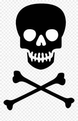 Skull And Crossbones No Background Clipart (#1423458) - PinClipart