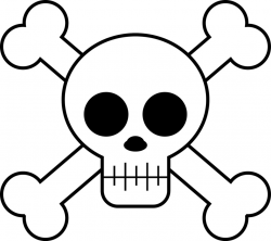 Cartoon skull and crossbones clip art - Clip Art Library