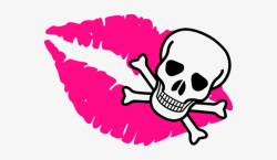 Skull And Bones Clipart Free Download Best Skull And - Pink Skull ...