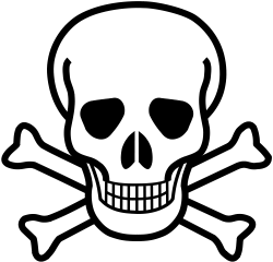 Image of the Skull and crossbones (poison) | Anything | Skull ...