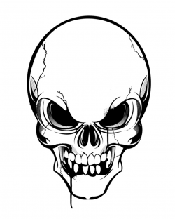 Angry Skull Drawing Images Pictures - Becuo - Clip Art Library