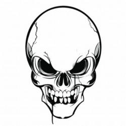 Angry skull clipart image 1 - Cliparting.com