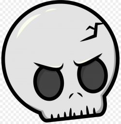 Skull, Cartoon, Drawing, transparent png image & clipart free download
