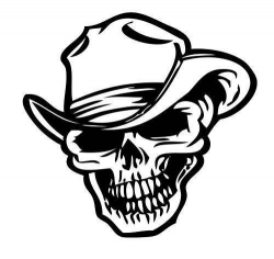 US $1.49 |Car styling for Skull vinyl decal, cowboy skull sticker, western  vinyl decals-in Car Stickers from Automobiles & Motorcycles on ...