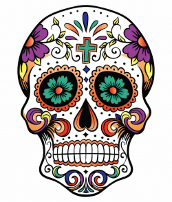 Giant Cutout Sugar Skulls - ClipArt Best - ClipArt Best | Dia De Los ...
