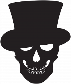 Halloween Skull Silhouette PNG Clip Art | Gallery Yopriceville ...