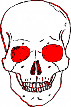 Red skull clip art at vector clip art - WikiClipArt