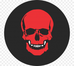 Red, Skull, Head, transparent png image & clipart free download